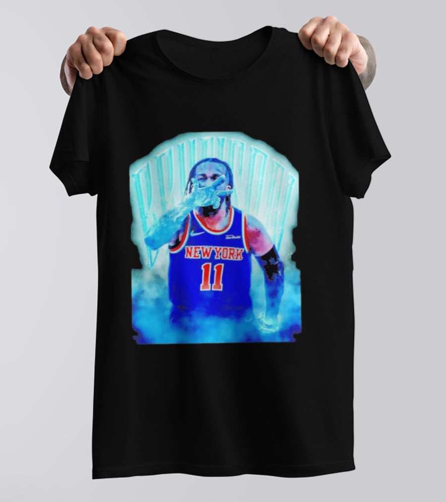 New York Ice Man Brunson 11 Jersey Knicks T-Shirt