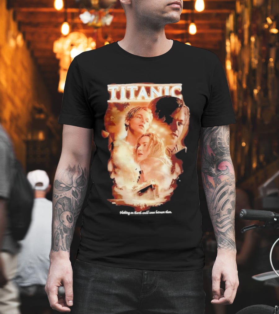 Titanic Jack Dawson Rose Dewitt Bukater Iconic Movie Romance T-Shirt