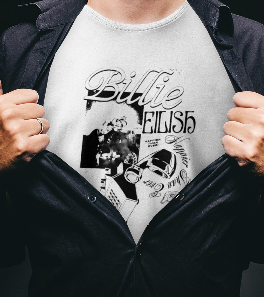 Billie Eilish Happier Than Ever Album T-Shirt