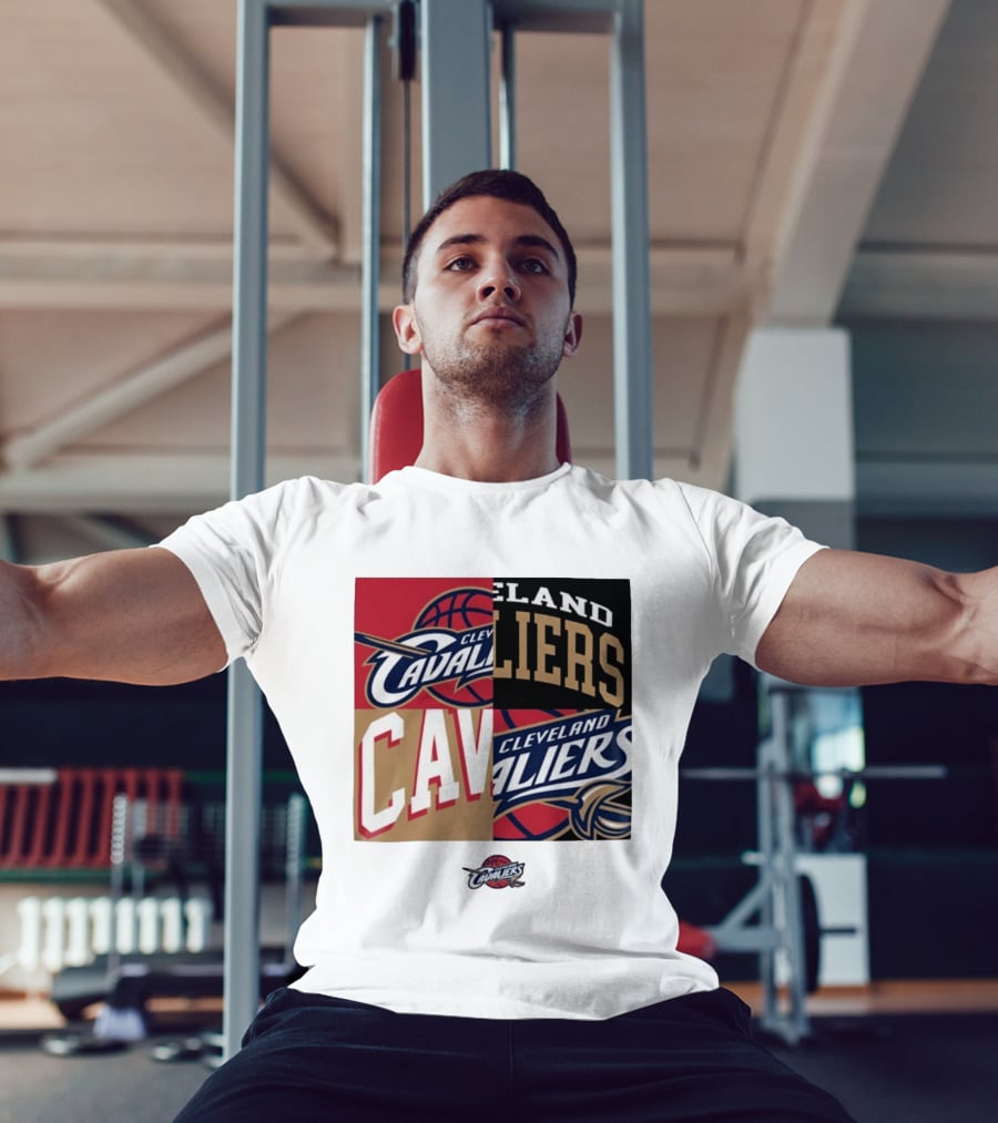 Cleveland Cavaliers Block New Era Iconic Logo Collage T-Shirt