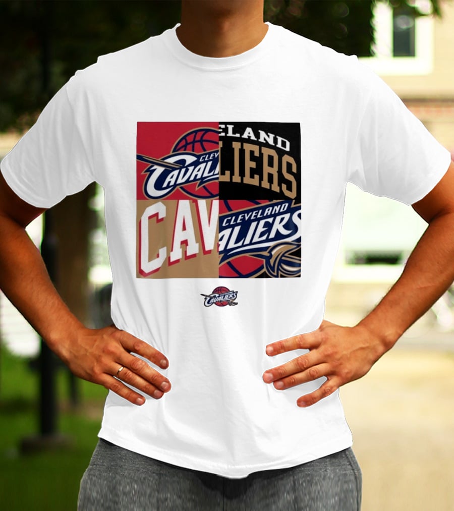 Cleveland Cavaliers Block New Era Iconic Logo Collage T-Shirt