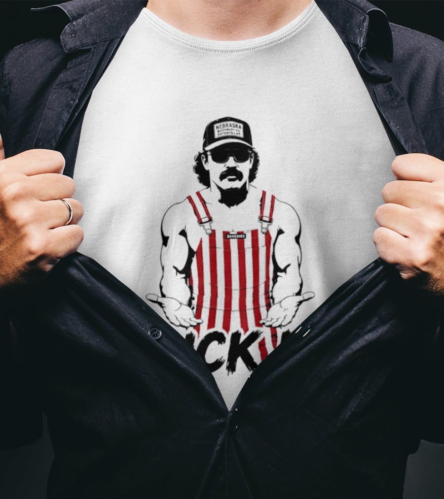 Dr Disrespect Nebraska Machinery Co Suck It Caterpillar Gamebirds T-Shirt