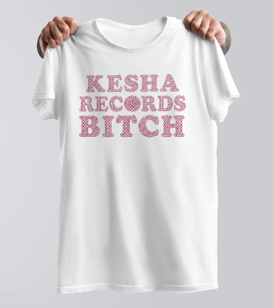 Kesha Records Bitch Flower T-Shirt