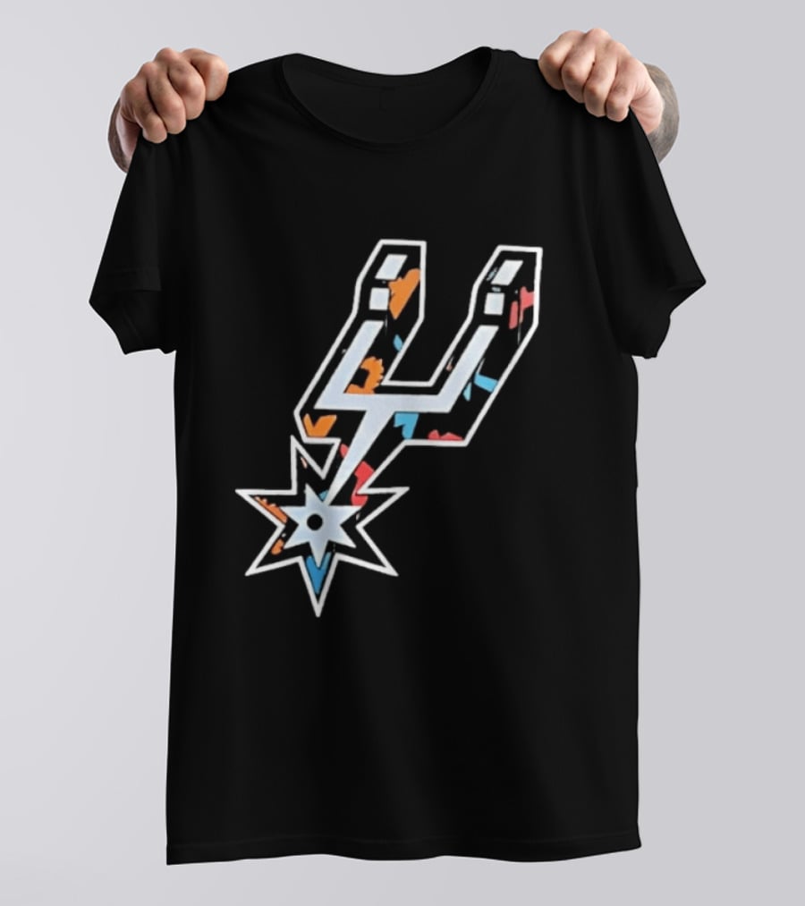 San Antonio Spurs Fiesta Colors NBA T-Shirt