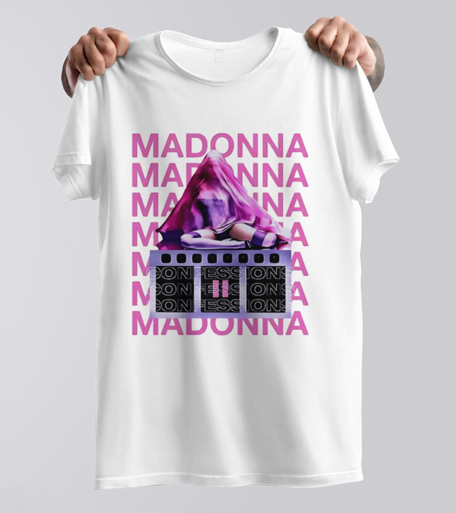 Madonna Confessions II Pink Veil Performance T-Shirt