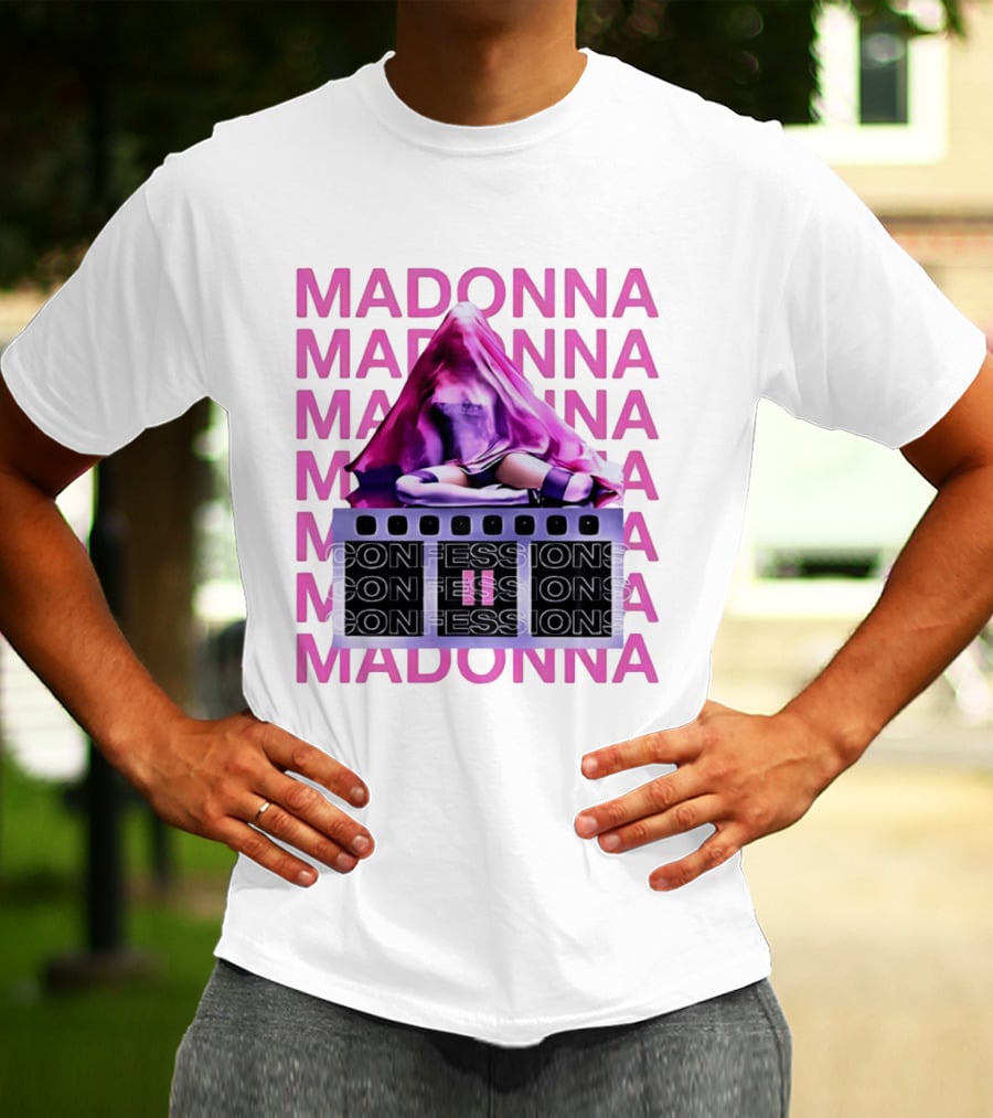 Madonna Confessions II Pink Veil Performance T-Shirt