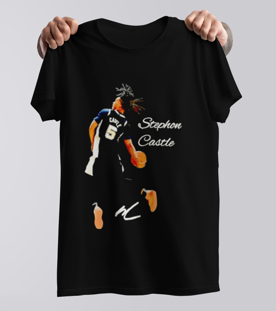 Stephon Castle San Antonio Spurs NBA Basketball Player 5 T-Shirt