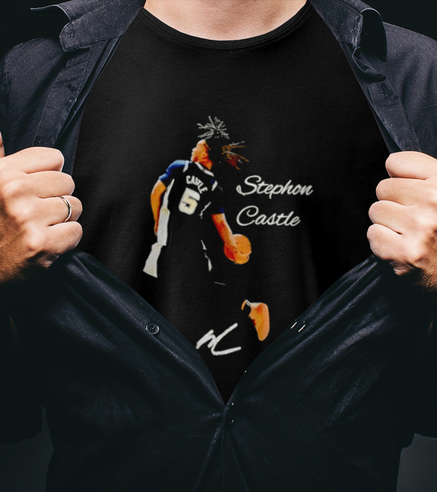 Stephon Castle San Antonio Spurs NBA Basketball Player 5 T-Shirt