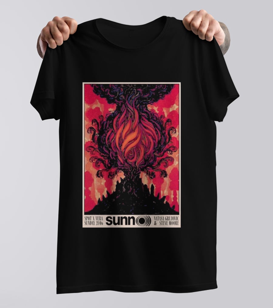Sunn O Spot X Vera June 21 2026 Groningen NL Natasa Grujovic Steve Moore T-Shirt