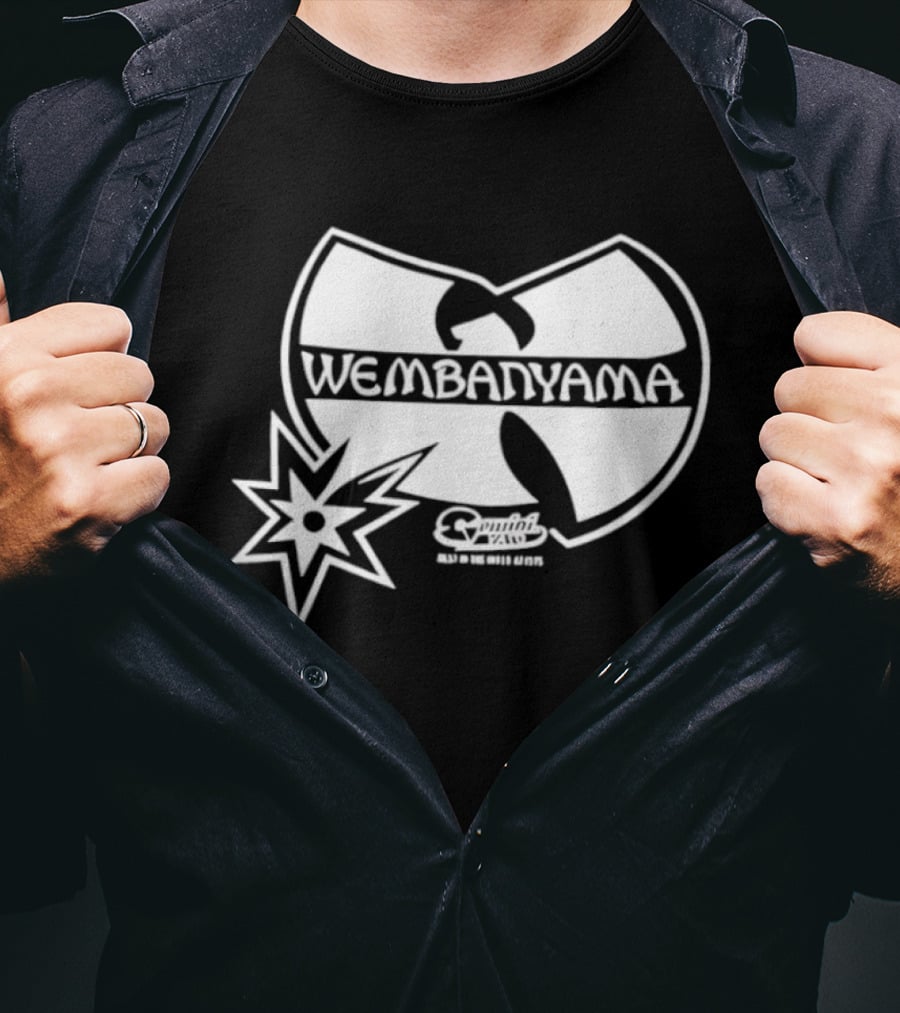 Victor Wembanyama San Antonio Spurs Wu Tang Clan Gemini 2K9 T-Shirt