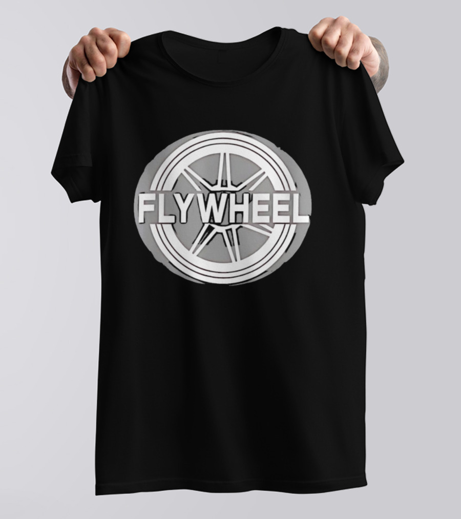 FLYWHEEL Circular Wheel Spoke T-Shirt
