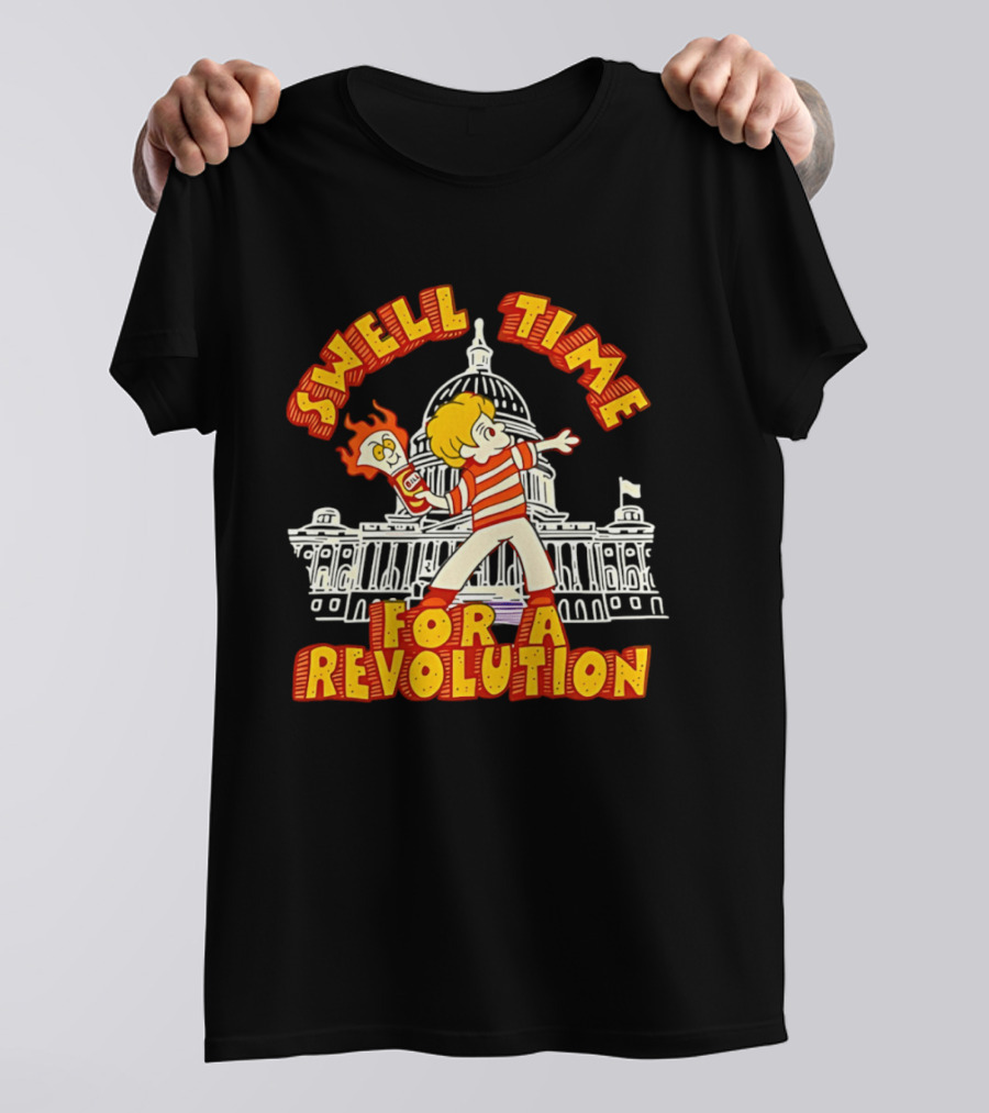 Swell Time For A Revolution Schoolhouse Rock Capitol Dome T-Shirt