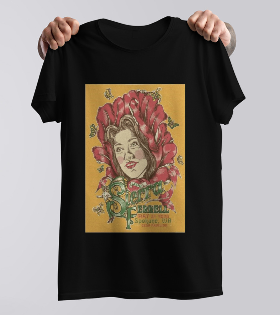 Sierra Ferrell May 31 2026 Spokane WA Gesa Pavilion T-Shirt