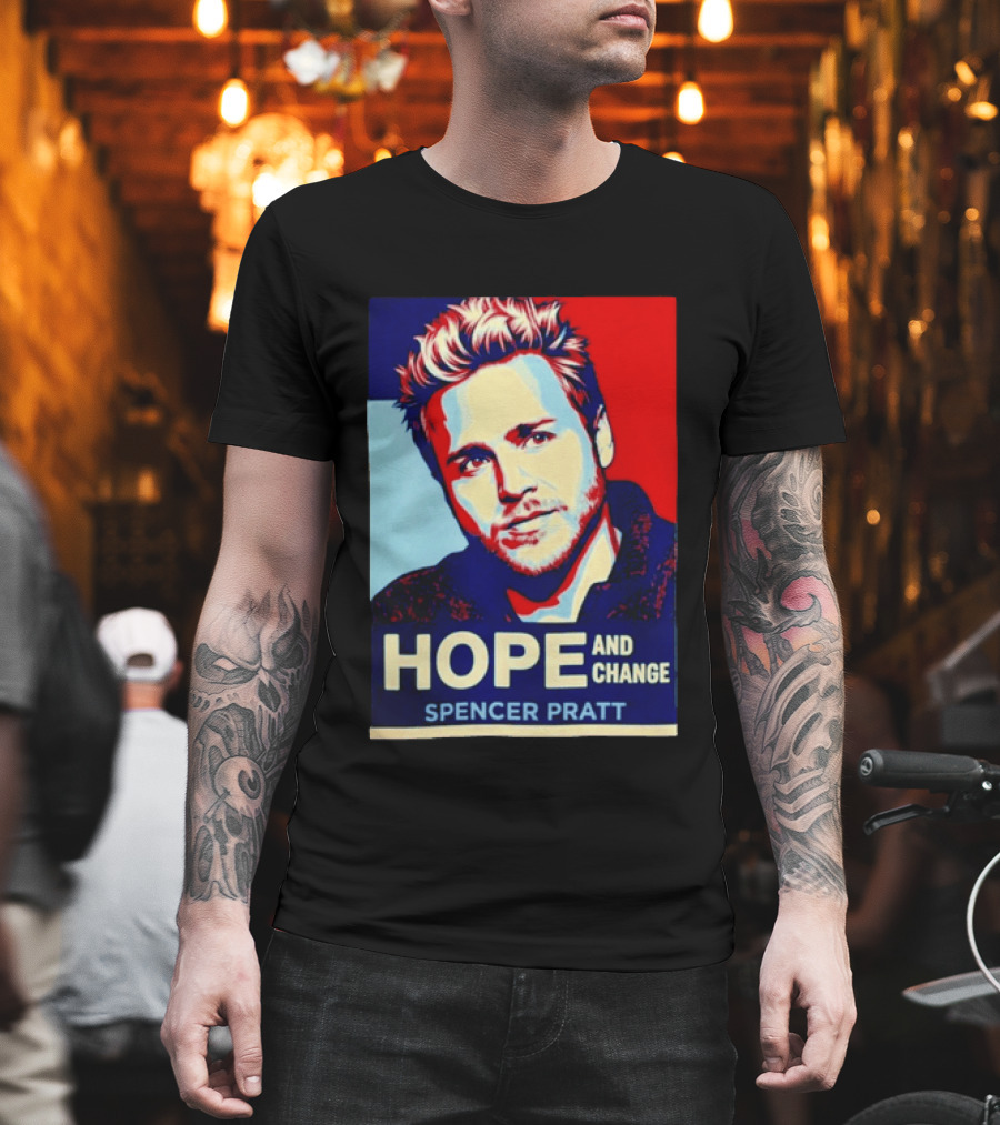 Spencer Pratt Hope And Change Iconic Pop T-Shirt