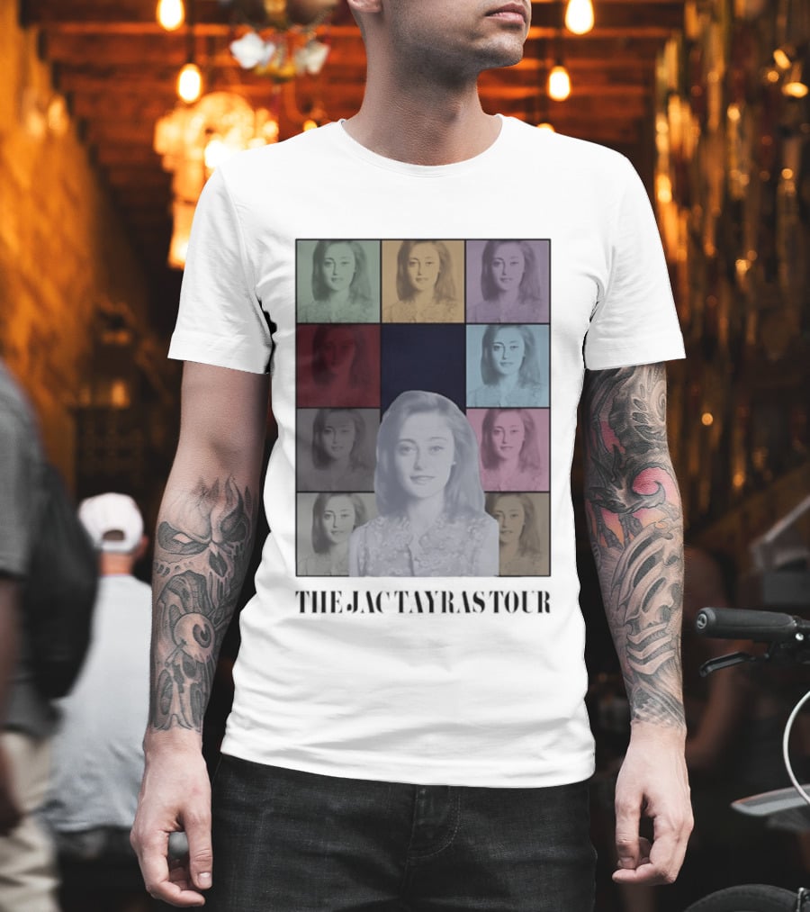 The Jactayras Tour Pop Art Style Multicolor Portrait Collage T-Shirt