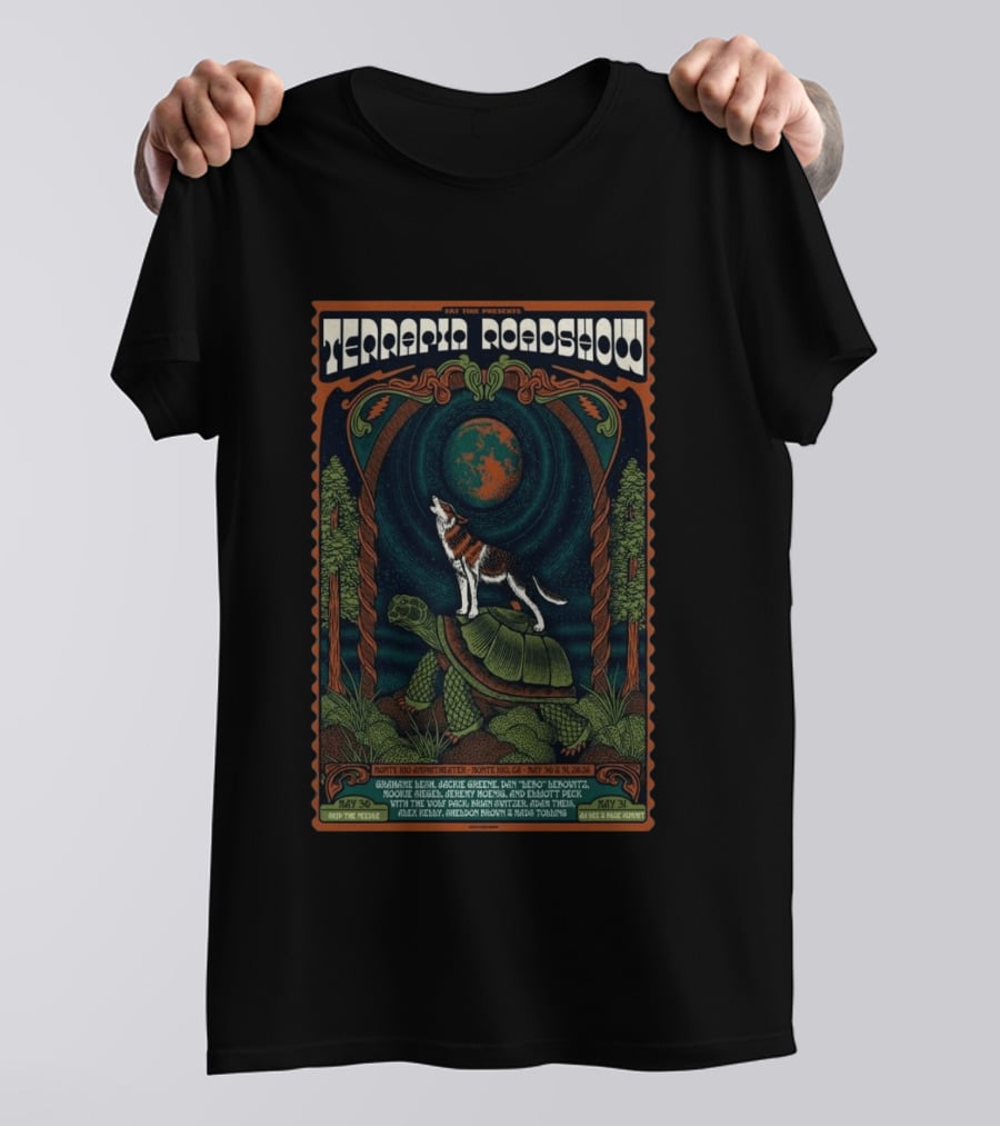 Terrapin Roadshow Monte Rio May 30 31 2026 Featuring Greene Leah Jackie Greene And More T-Shirt