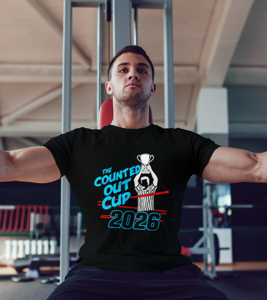 The Counted Out Cup 2026 Trophy Celebration T-Shirt