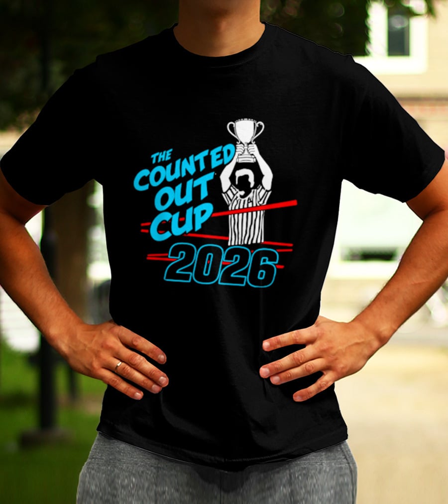 The Counted Out Cup 2026 Trophy Celebration T-Shirt