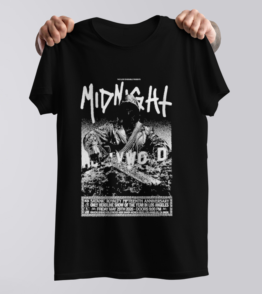 Midnight Los Angeles May 29 2026 Tour T-Shirt