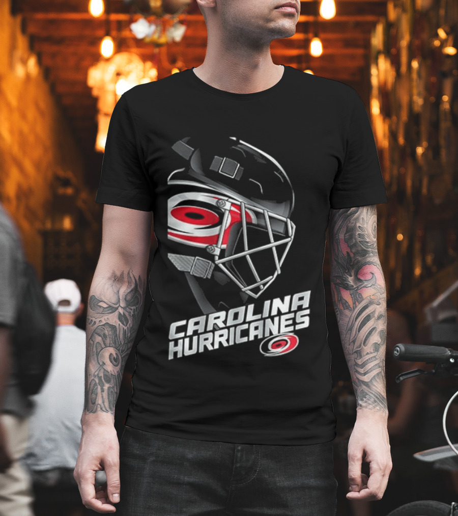 Carolina Hurricanes Hockey Mask Outerstuff Preschool Defender T-Shirt