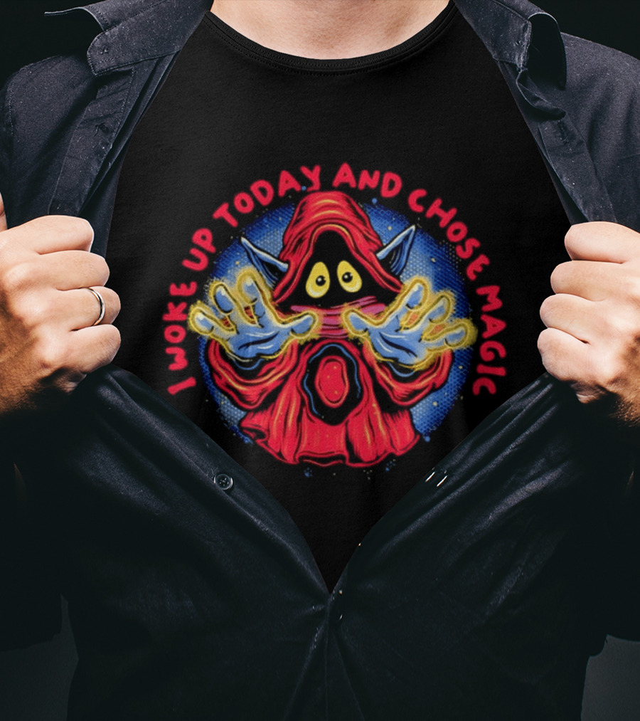 Orko I Woke Up Today And Chose Magic Blue Red Yellow Creature T-Shirt