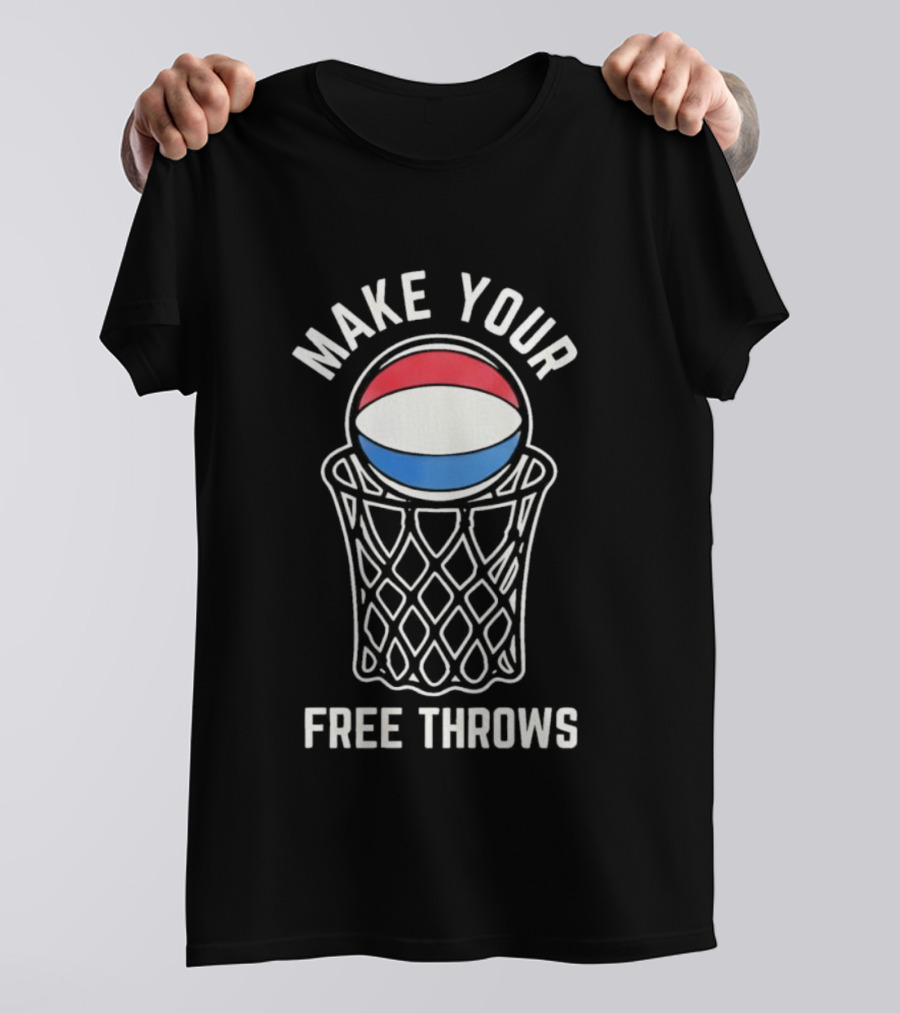 Make Your Free Throws Pepsi Basketball T-Shirt