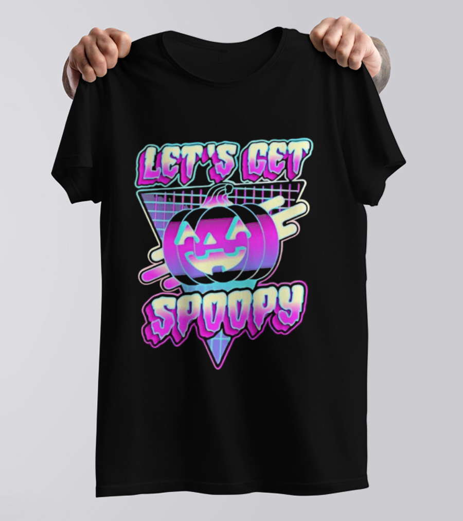 Let's Get Spoopy Halloween Pumpkin T-Shirt