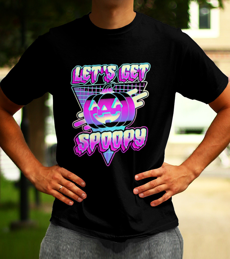 Let's Get Spoopy Halloween Pumpkin T-Shirt