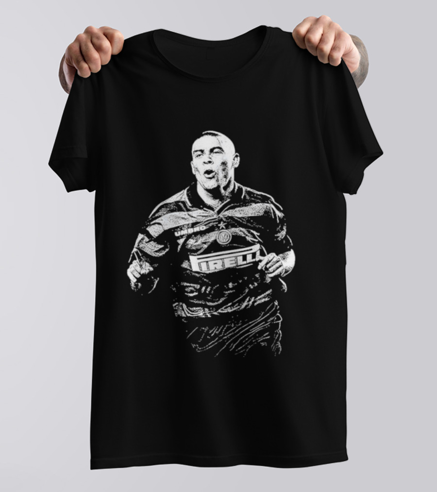 Ronaldo Inter Milan Pirelli Umbro Soccer Legend T-Shirt