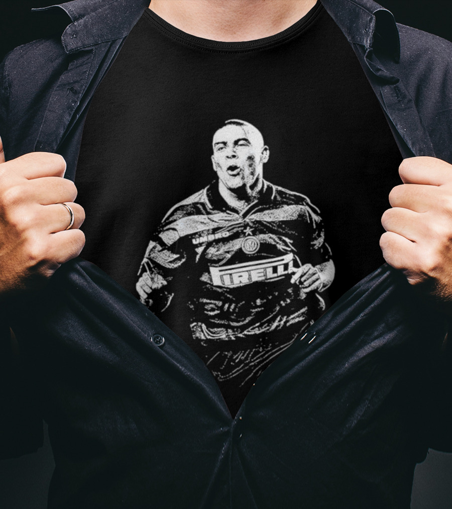 Ronaldo Inter Milan Pirelli Umbro Soccer Legend T-Shirt