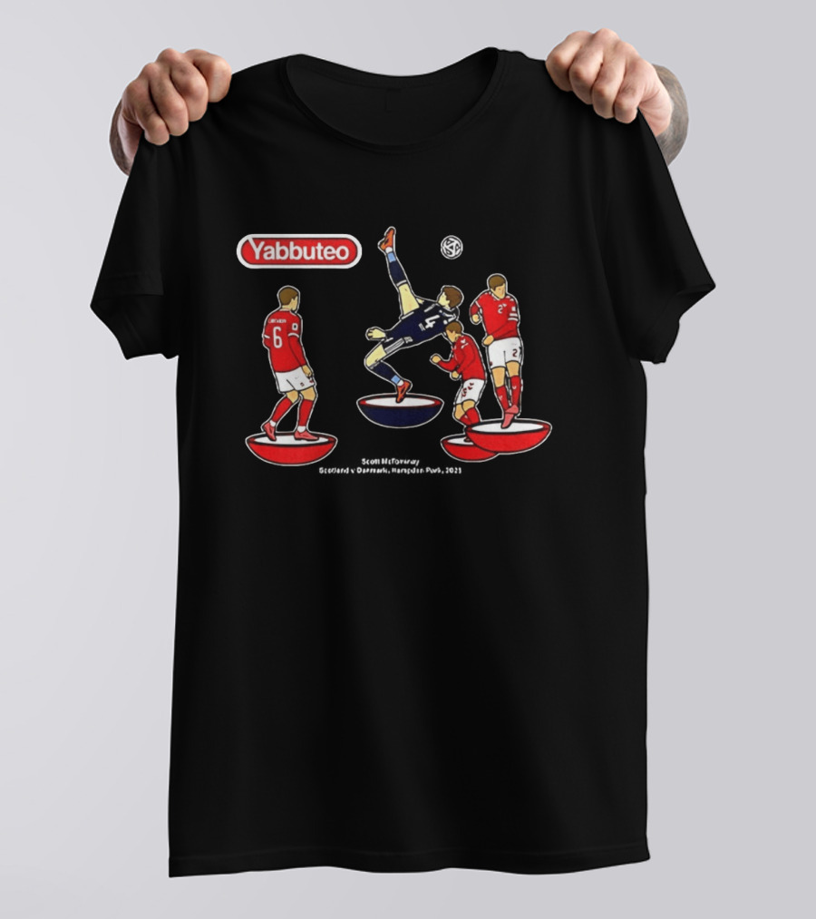 Yabbuteo Scotland FC McTominay Bicycle Kick T-Shirt