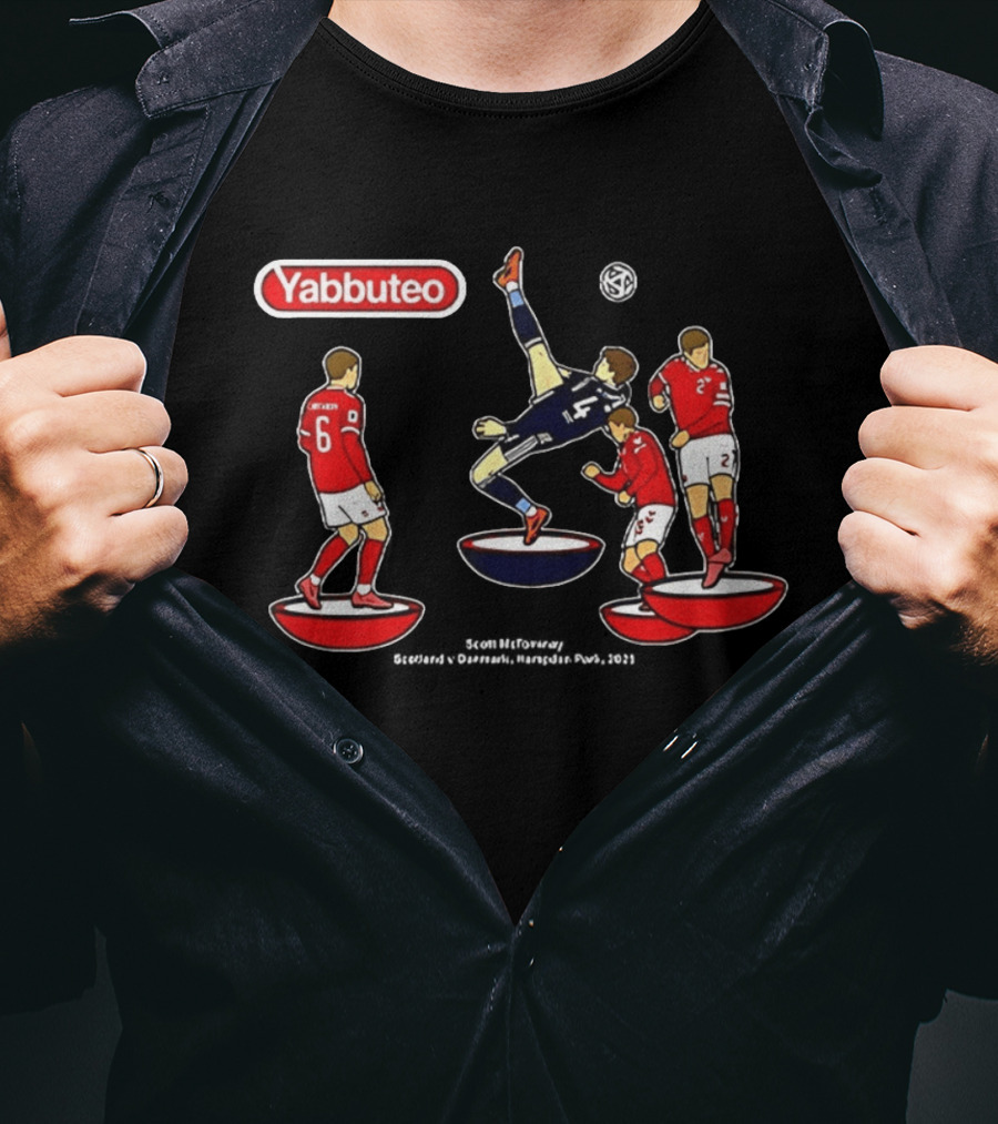 Yabbuteo Scotland FC McTominay Bicycle Kick T-Shirt
