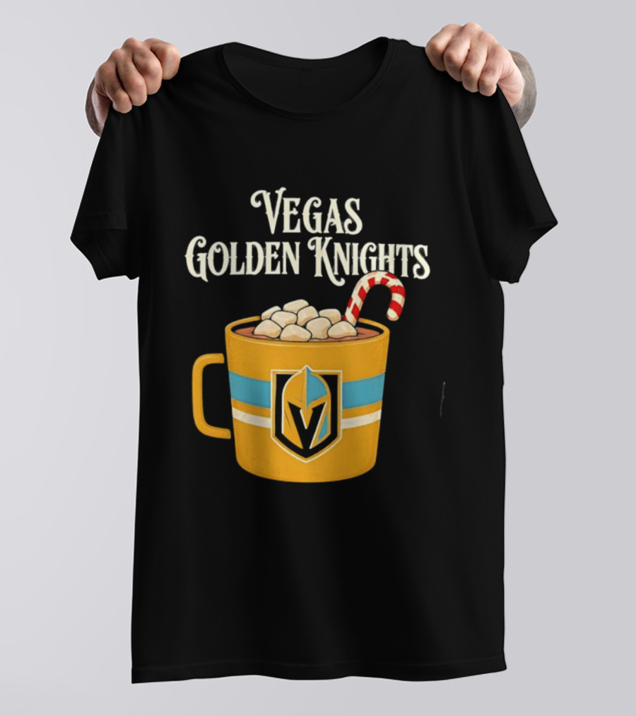 Vegas Golden Knights With Candy Cane Richmond T-Shirt