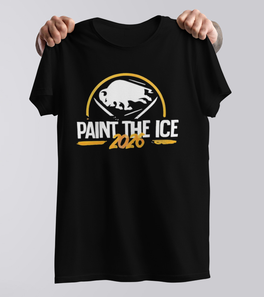 Buffalo Sabres Paint The Ice 2026 T-Shirt