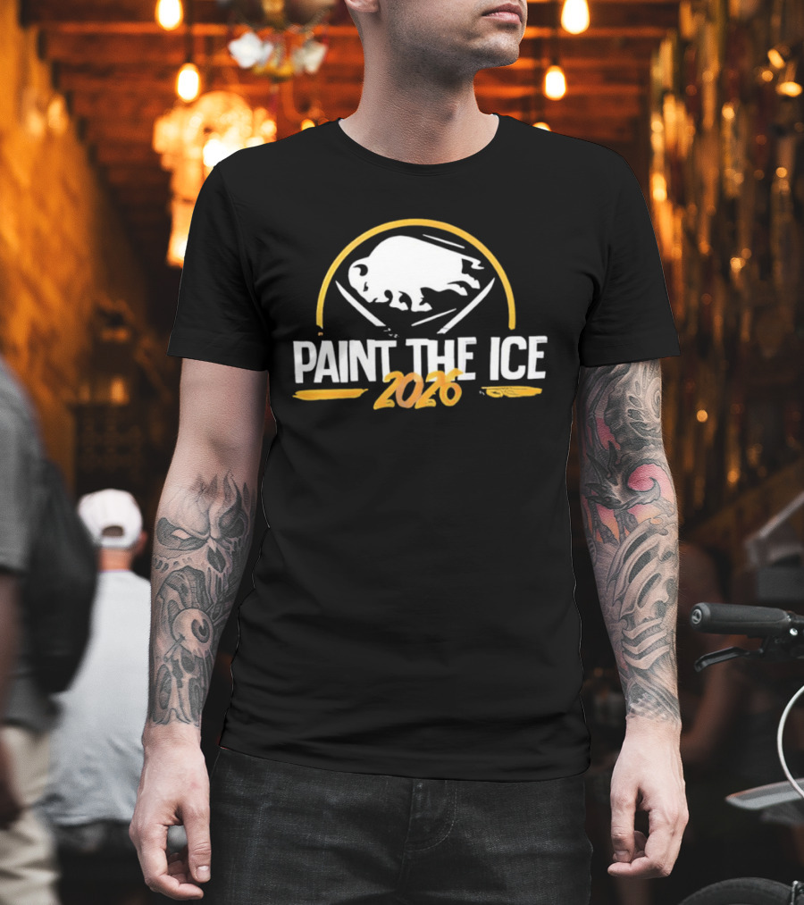 Buffalo Sabres Paint The Ice 2026 T-Shirt
