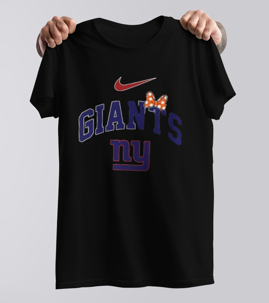 Nike New York Giants Ny Boo To You Fa Boo Lous Giants Bow T-Shirt