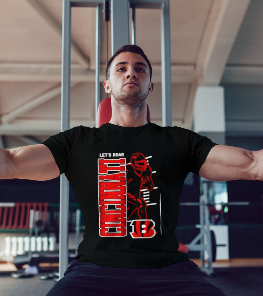 Cincinnati Bengals Football Let's Roar 13 T-Shirt