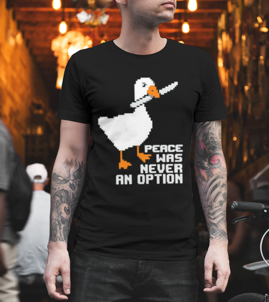 Duck Knife Peace Was Never An Option T-Shirt