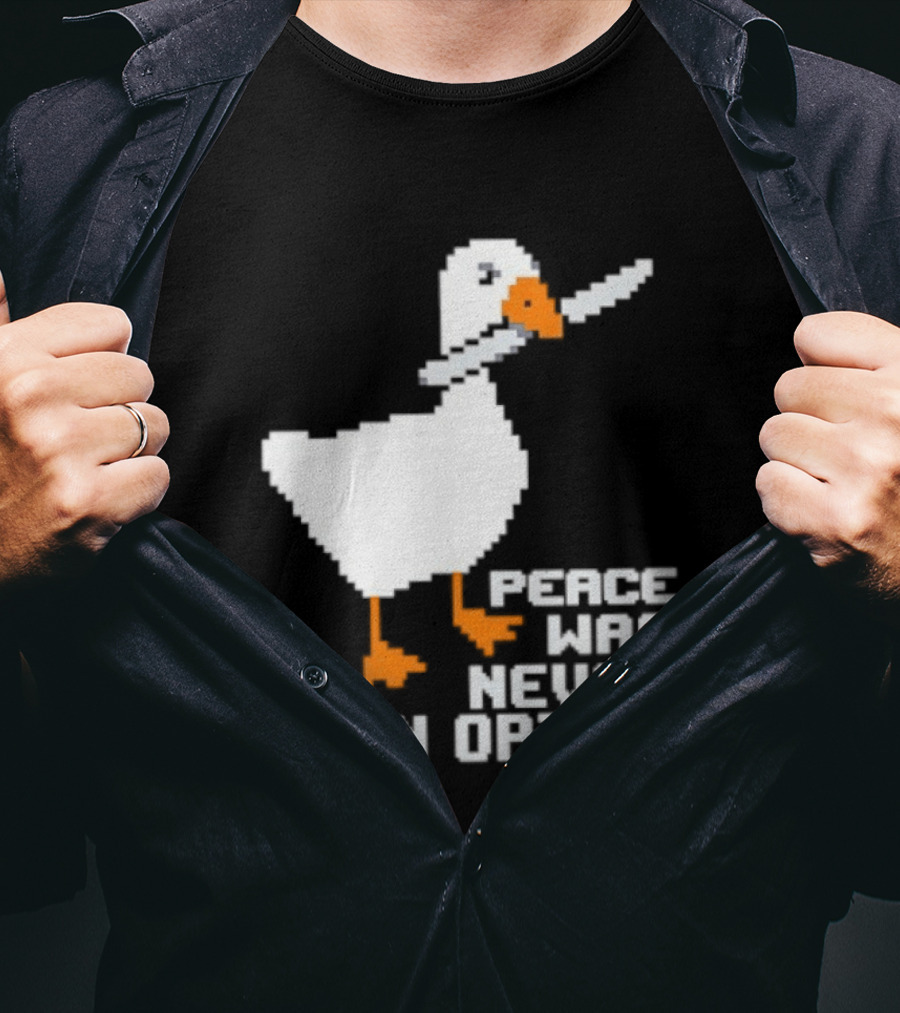 Duck Knife Peace Was Never An Option T-Shirt
