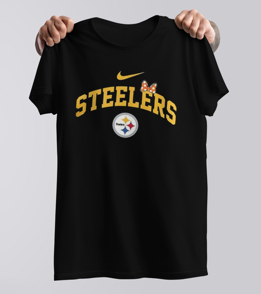 Pittsburgh Steelers Boo To You Fa Boo Lous Rugby Steelers Nike Bow T-Shirt