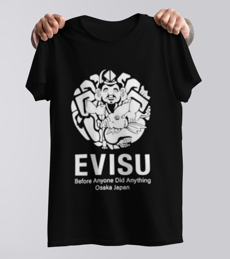 Evisu Before Anyone Did Anything Osaka Japan Iconic Graffiti Style Buddha T-Shirt