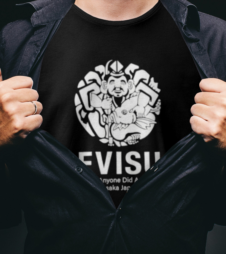 Evisu Before Anyone Did Anything Osaka Japan Iconic Graffiti Style Buddha T-Shirt