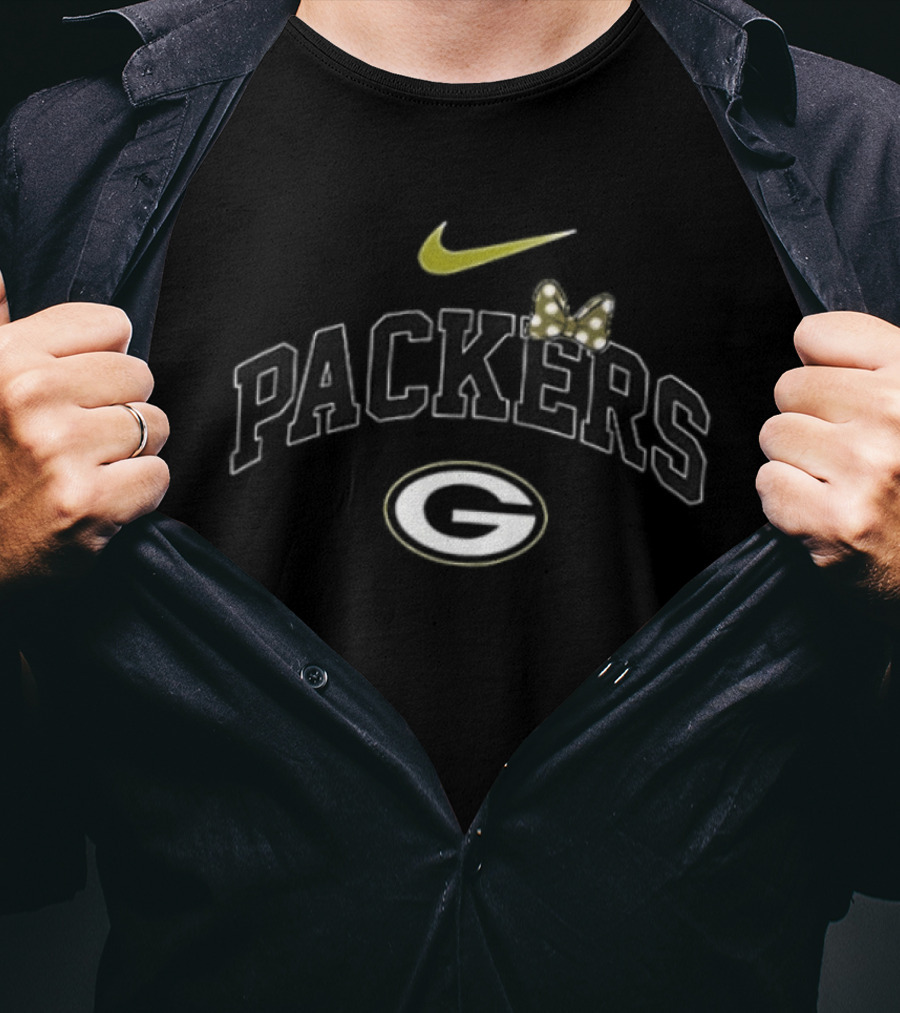 Nike Green Bay Packers Boo To You Fabulous Two Sided Falloween T-Shirt