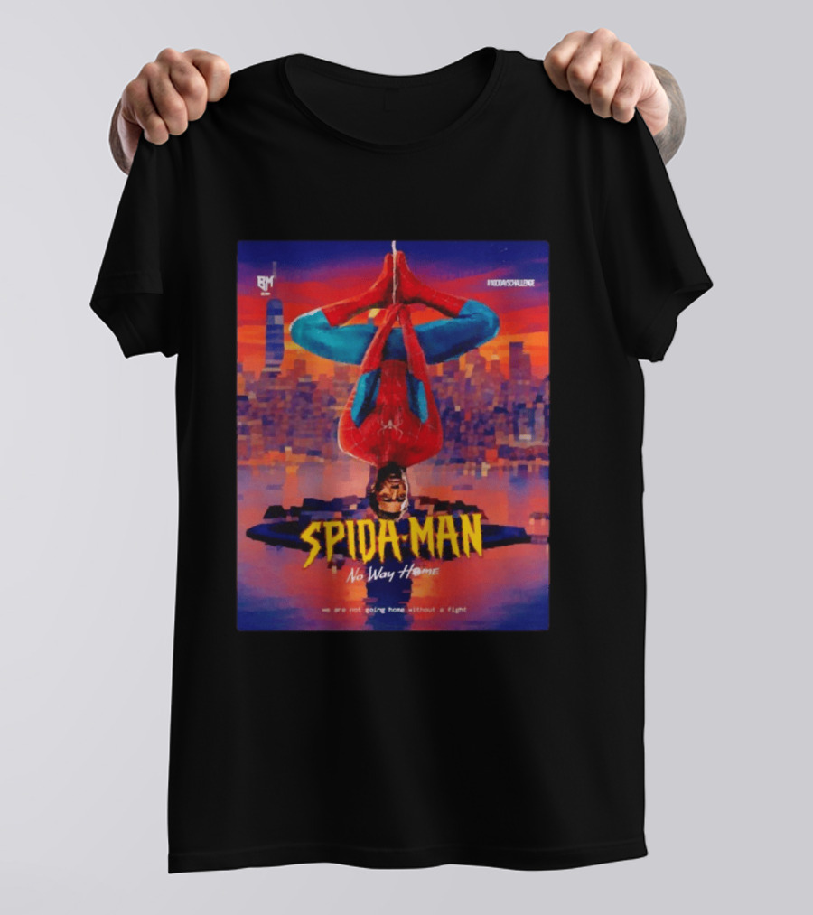 Donovan Mitchell Spida Man No Way Home Cleveland Cavaliers RM Challenge T-Shirt