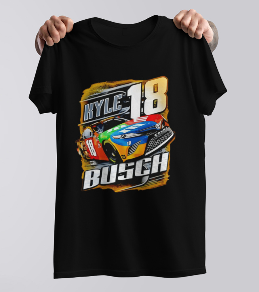 Kyle Busch 18 Toyota Camry Nascar Racing T-Shirt