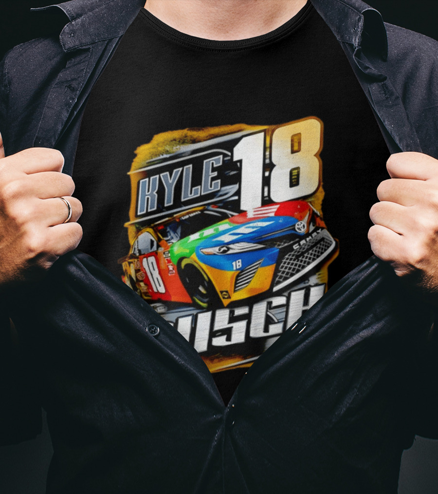 Kyle Busch 18 Toyota Camry Nascar Racing T-Shirt