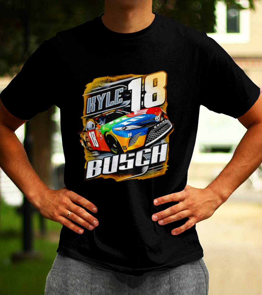 Kyle Busch 18 Toyota Camry Nascar Racing T-Shirt
