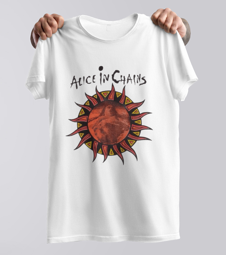 Alice In Chains Sun Graphic Lollapalooza 1993 Promo T-Shirt