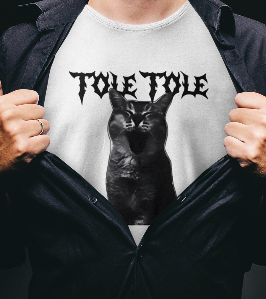 TOLE TOLE Black Cat T-Shirt