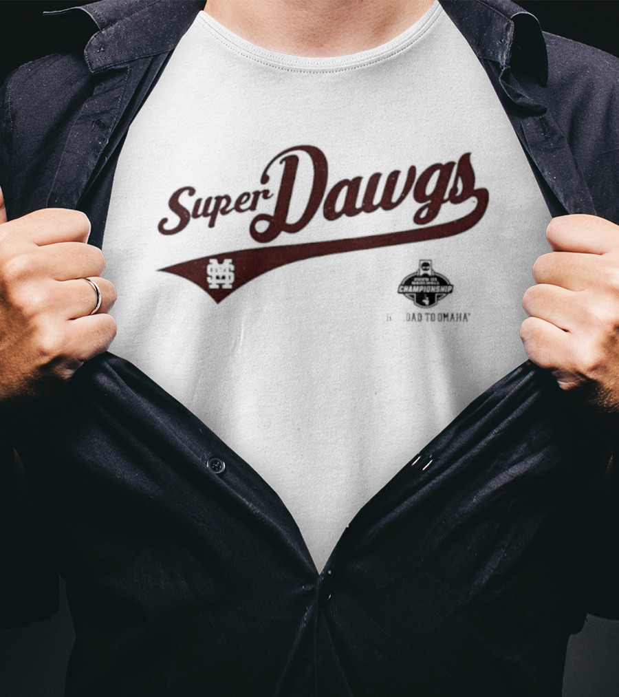 Mississippi State Super Dawgs Champions 2021 College World Series T-Shirt